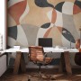 Boho Geometric Abstract Art Wallpaper Mural