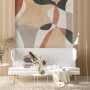 Boho Geometric Abstract Art Wallpaper Mural