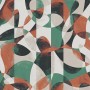 Modern Abstract Art with Retro Colorful Geometric Wallpaper Mural