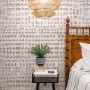 Bohemian Abstract Shibori Art Wallpaper Mural
