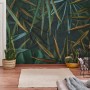 Dark Tropical Exotic Palm Leaf Wallpaper Mural