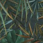 Dark Tropical Exotic Palm Leaf Wallpaper Mural
