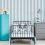 Soft Blue/Pink Stripe Lines for Kids Nursery Wallpaper Mural