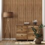 Vintage Wood Look Panel Wallpaper