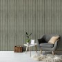 Vintage Wood Look Panel Wallpaper