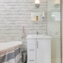 Rustic White Wood Texture Effect Wallpaper Mural
