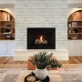 Rustic White Wood Texture Effect Wallpaper Mural