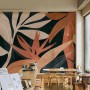 Tropical Foliage Leaves Art Wallpaper Mural