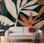 Tropical Foliage Leaves Art Wallpaper Mural
