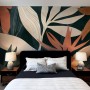 Tropical Foliage Leaves Art Wallpaper Mural