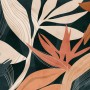 Tropical Foliage Leaves Art Wallpaper Mural