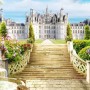 The Palace and Castle Garden Landscape Wallpaper Mural