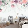 Vintage Peony Flowers Wallpaper Mural