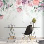 Vintage Peony Flowers Wallpaper Mural