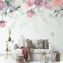 Vintage Peony Flowers Wallpaper Mural
