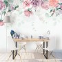 Vintage Peony Flowers Wallpaper Mural