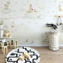 Rabbits on the Clouds and Empty Cages Wallpaper Mural