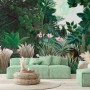 Exotic Forest Painting Landscape Wallpaper Mural