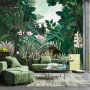 Exotic Forest Painting Landscape Wallpaper Mural