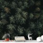 Pine Forest Aerial View Wallpaper Mural