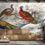Historical Vintage Peacock Art Wallpaper Mural