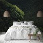 Aerial Nature Forest on Mountains View Wallpaper Mural