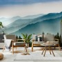 Foggy Mountains Landscape Wallpaper Mural