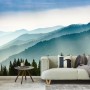 Foggy Mountains Landscape Wallpaper Mural