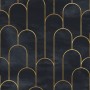 Dark Arches Art Deco Wallpaper Mural