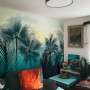 Tropical Palm Trees and Sunlight Wallpaper Mural