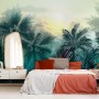 Tropical Palm Trees and Sunlight Wallpaper Mural