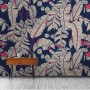 Dark Palm Leaf Wallpaper Mural