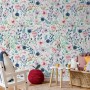 Watercolor Spring Floral Wallpaper Mural