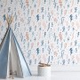 Kids Lightning Bolt Pattern Wallpaper Mural