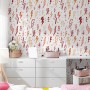 Kids Lightning Bolt Pattern Wallpaper Mural