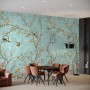 Vintage Little Floral and Birds Wallpaper Mural