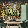 Pizza Food Wallpaper Mural 