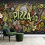Pizza Food Wallpaper Mural 
