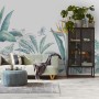 Tropical Banana Leaf with a Bird Wallpaper Mural