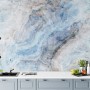 Blue Marble Art Wallpaper Mural