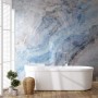 Blue Marble Art Wallpaper Mural