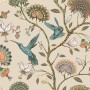 Vintage Flower with Hummingbird Wallpaper Mural