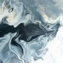 Abstract Watercolor Style Dark Marble Wallpaper Mural