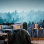 Misty Forest View Wallpaper Mural