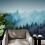 Misty Forest View Wallpaper Mural