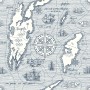 Travel Map Wallpaper Mural