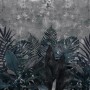 Dark Green Leafy Scenery Wallpaper Mural