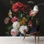 Dutch Florals Still Life Flowers in Vase Wallpaper Mural