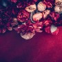 Red Dahlia Rose Floral Bouqet Wallpaper Mural