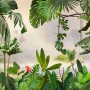 Realistic Tropical Jungle Plants Landscape Wallpaper Mural